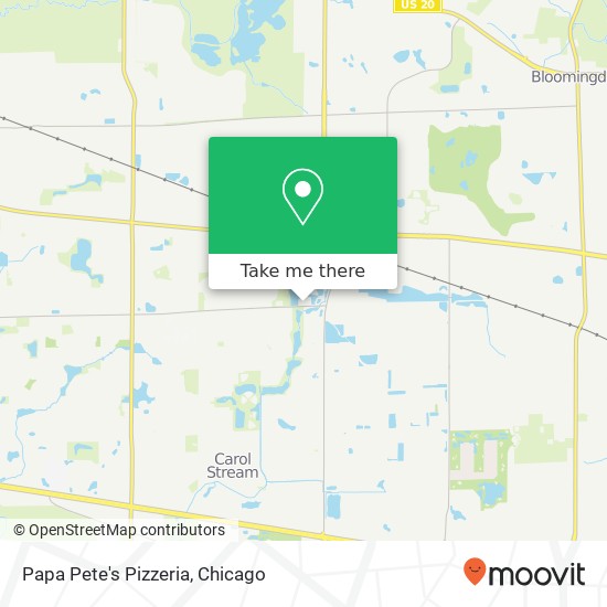 Papa Pete's Pizzeria, 1045 Fountain View Dr Carol Stream, IL 60188 map