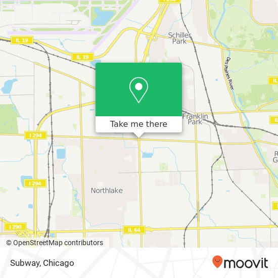 Subway, 2805 N Mannheim Rd Franklin Park, IL 60131 map