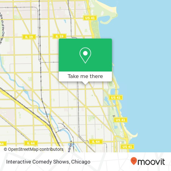 Interactive Comedy Shows map