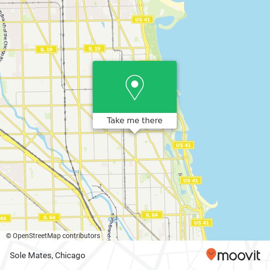 Mapa de Sole Mates, 2708 N Halsted St Chicago, IL 60614