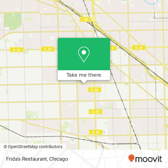 Frida's Restaurant, 5025 W Belmont Ave Chicago, IL 60641 map