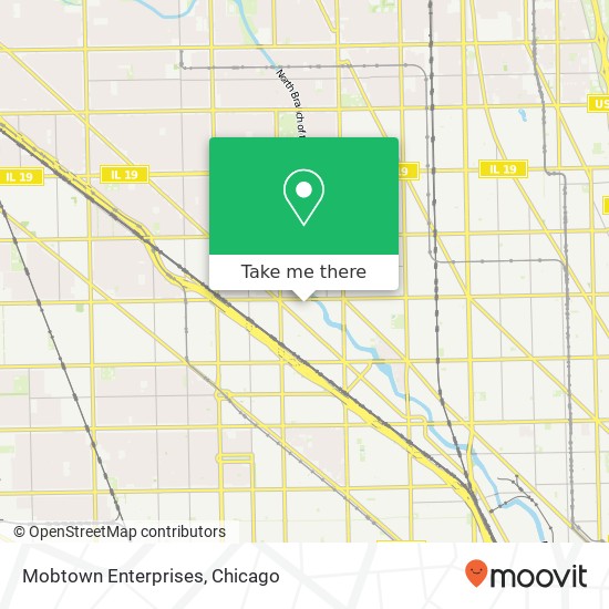 Mapa de Mobtown Enterprises, 2630 W Fletcher St Chicago, IL 60618