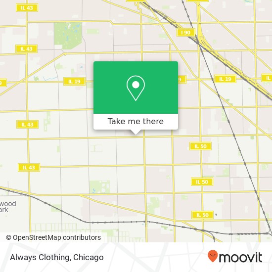 Always Clothing, 5704 W Belmont Ave Chicago, IL 60634 map