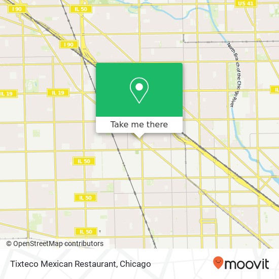 Tixteco Mexican Restaurant, 3334 N Milwaukee Ave Chicago, IL 60641 map