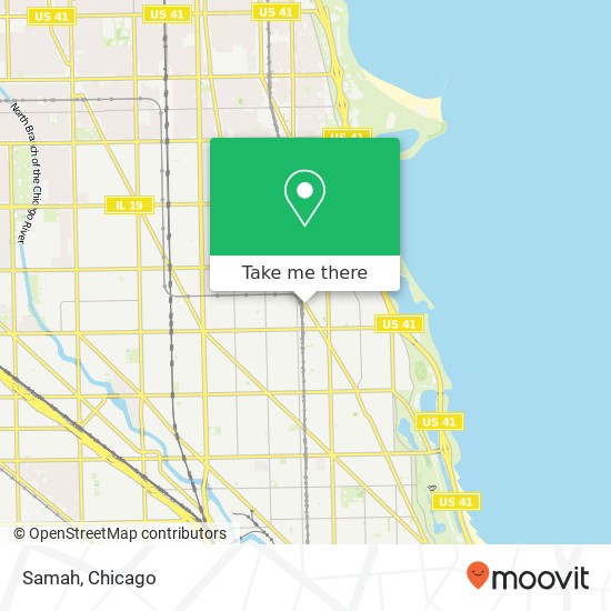 Mapa de Samah, 3330 N Clark St Chicago, IL 60657