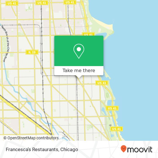 Francesca's Restaurants, 3311 N Clark St Chicago, IL 60657 map