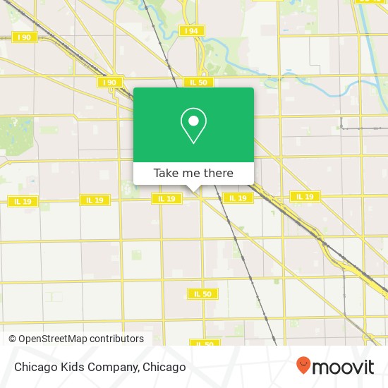 Mapa de Chicago Kids Company