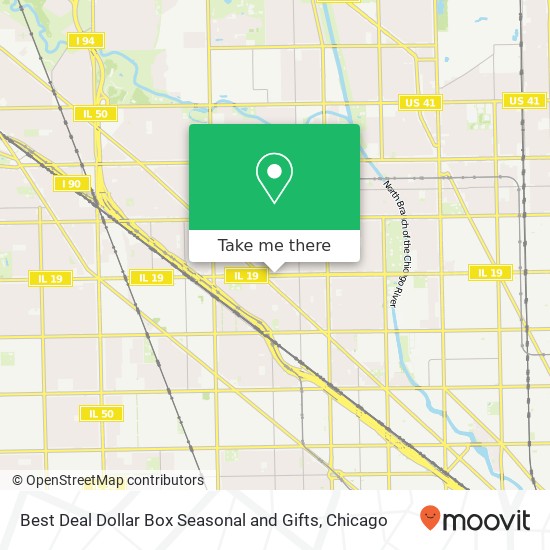 Best Deal Dollar Box Seasonal and Gifts, 3532 W Irving Park Rd Chicago, IL 60618 map