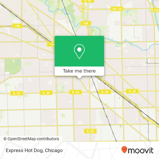 Express Hot Dog, 4300 N Milwaukee Ave Chicago, IL 60641 map