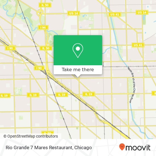 Rio Grande 7 Mares Restaurant, 4012 W Montrose Ave Chicago, IL 60641 map