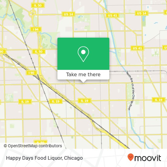 Happy Days Food Liquor, 3755 W Montrose Ave Chicago, IL 60618 map