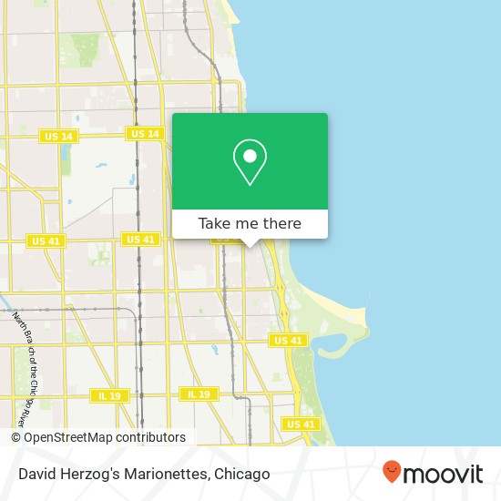 Mapa de David Herzog's Marionettes, 920 W Carmen Ave Chicago, IL 60640
