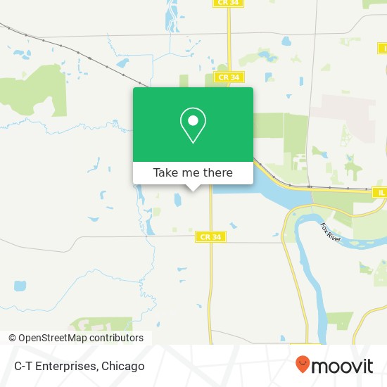 Mapa de C-T Enterprises, 663 Chasewood Dr South Elgin, IL 60177