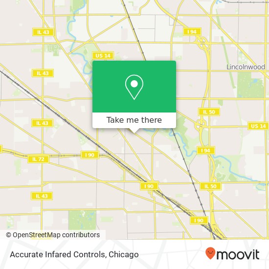 Accurate Infared Controls, 5870 N Elston Ave Chicago, IL 60646 map
