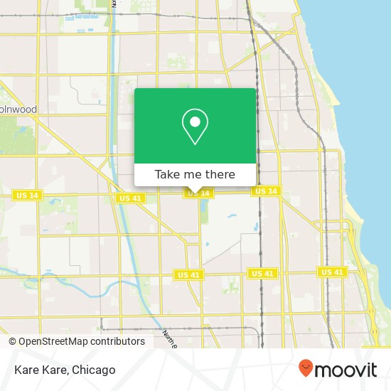 Mapa de Kare Kare, 2415 W Peterson Ave Chicago, IL 60659
