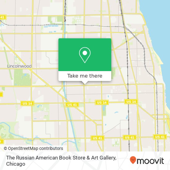 The Russian American Book Store & Art Gallery map