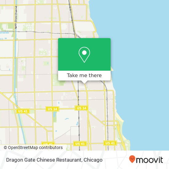 Dragon Gate Chinese Restaurant, 6528 N Clark St Chicago, IL 60626 map