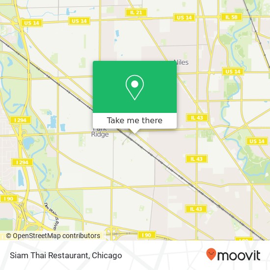 Siam Thai Restaurant, 104 Euclid Ave Park Ridge, IL 60068 map