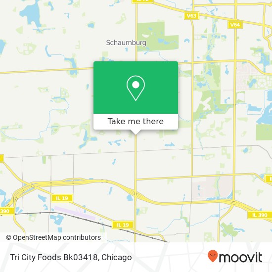 Mapa de Tri City Foods Bk03418, 1015 S Roselle Rd Schaumburg, IL 60193