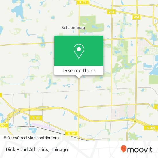 Mapa de Dick Pond Athletics, 927 S Roselle Rd Schaumburg, IL 60193