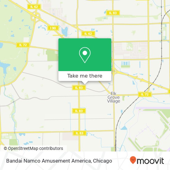 Bandai Namco Amusement America, 951 Cambridge Dr Elk Grove Village, IL 60007 map