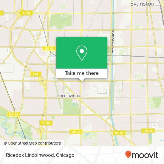 Ricebox Lincolnwood, 3935 W Touhy Ave Lincolnwood, IL 60712 map