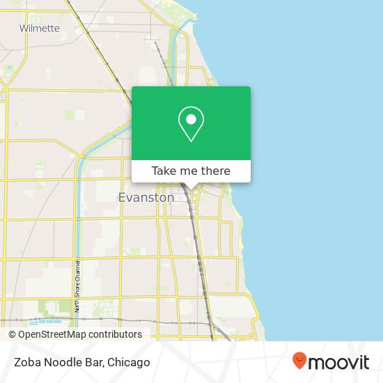 Zoba Noodle Bar, 1565 Sherman Ave Evanston, IL 60201 map