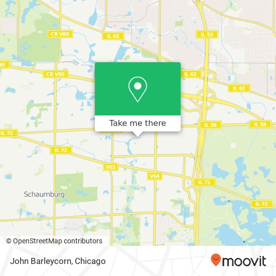 Mapa de John Barleycorn, 1100 American Ln Schaumburg, IL 60173