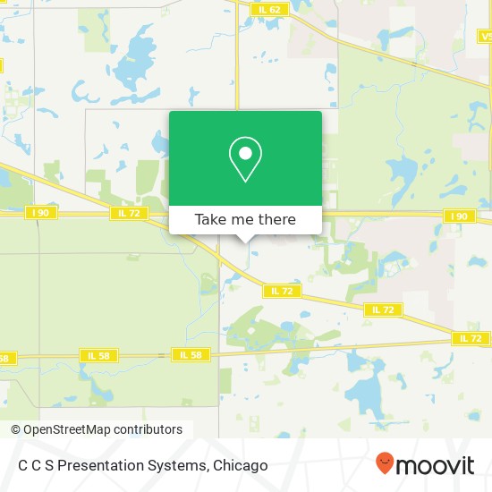 Mapa de C C S Presentation Systems, 2400 Hassell Rd Hoffman Estates, IL 60169