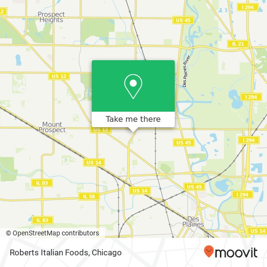 Roberts Italian Foods, 660 N Wolf Rd Des Plaines, IL 60016 map