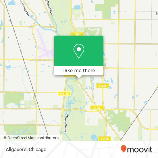 Mapa de Allgauer's, 2855 Milwaukee Ave Prospect Heights, IL 60062