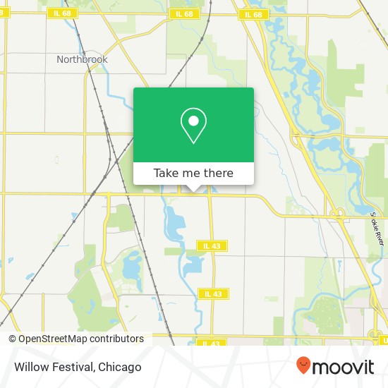 Willow Festival map