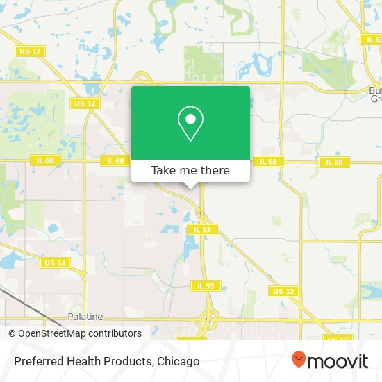 Preferred Health Products, 1028 Bayside Dr Palatine, IL 60074 map