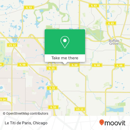 Le Titi de Paris, 1015 W Dundee Rd Arlington Heights, IL 60004 map