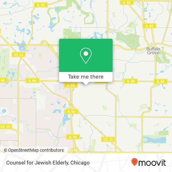 Counsel for Jewish Elderly, 1156 W Shure Dr Arlington Heights, IL 60004 map