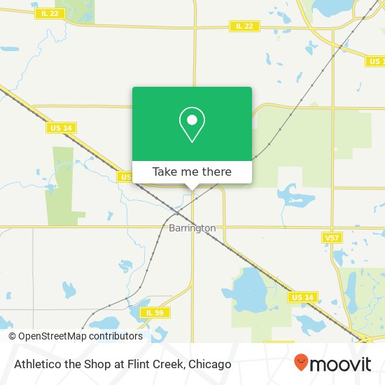 Athletico the Shop at Flint Creek, 530 N Hough St Barrington, IL 60010 map