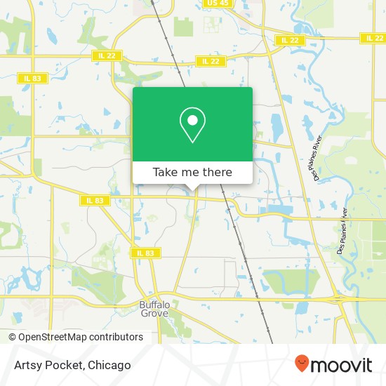 Artsy Pocket, 1163 Russellwood Ct Buffalo Grove, IL 60089 map