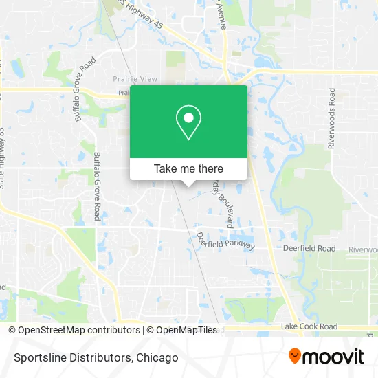 Sportsline Distributors map