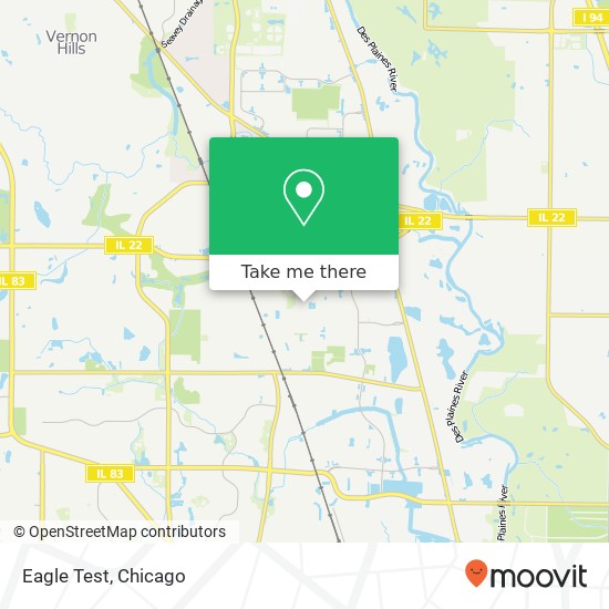 Mapa de Eagle Test, 2200 Millbrook Dr Buffalo Grove, IL 60089
