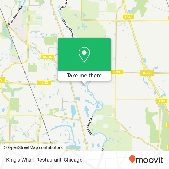 King's Wharf Restaurant, 10 Marriott Dr Lincolnshire, IL 60069 map