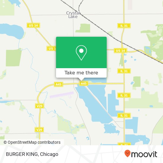 BURGER KING, 250 Virginia Rd Crystal Lake, IL 60014 map