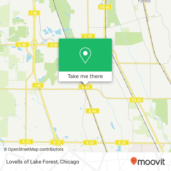 Lovells of Lake Forest, 915 S Waukegan Rd Lake Forest, IL 60045 map