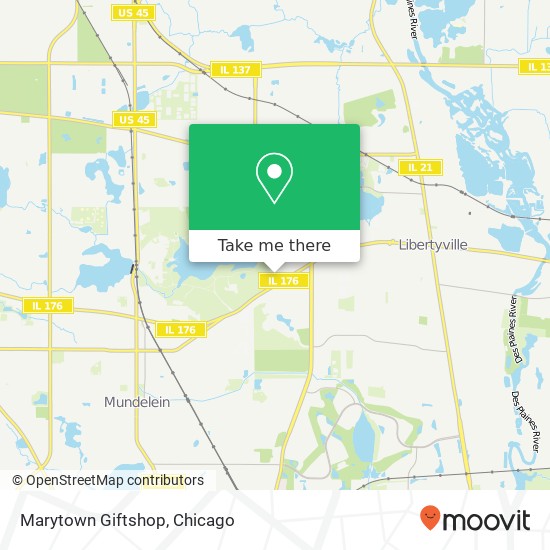 Mapa de Marytown Giftshop