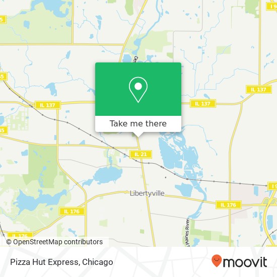 Pizza Hut Express, 1308 N Milwaukee Ave Libertyville, IL 60048 map