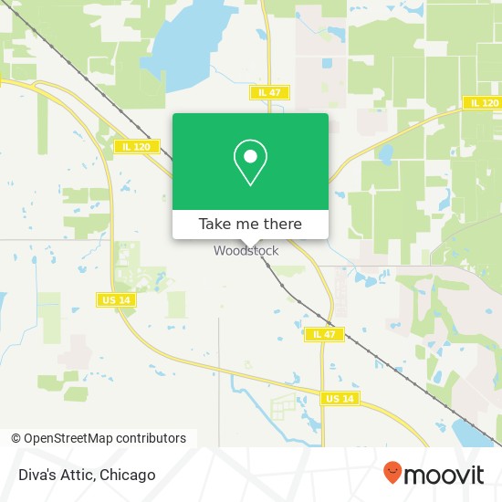 Diva's Attic, 106 N Benton St Woodstock, IL 60098 map