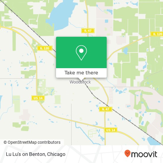 Lu Lu's on Benton, 112 N Benton St Woodstock, IL 60098 map