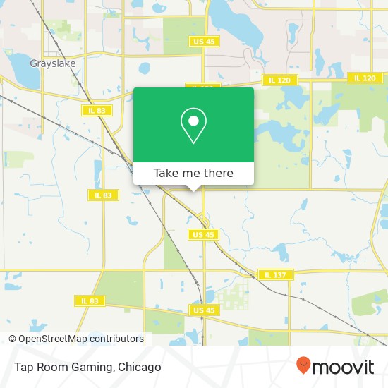 Mapa de Tap Room Gaming