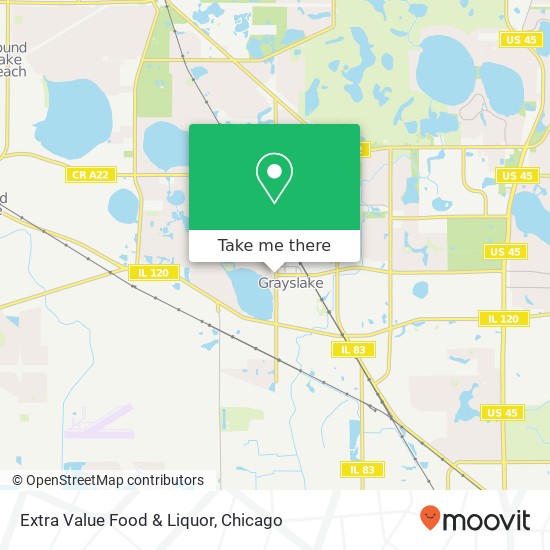 Extra Value Food & Liquor map