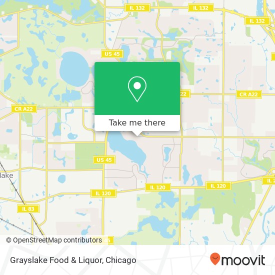 Mapa de Grayslake Food & Liquor