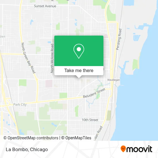 La Bombo map